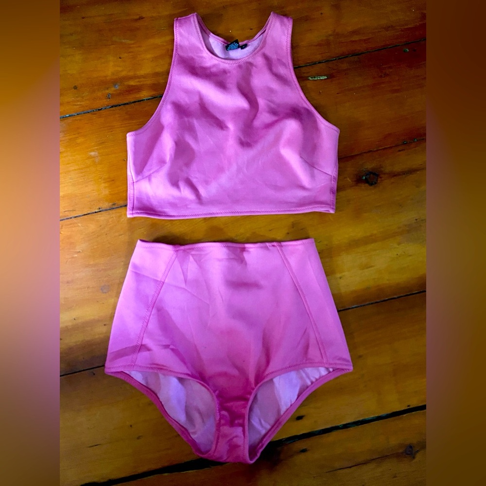 Merrick Maria Peony (Pink) Handmade Swim Suit by Lily Smith size Medium